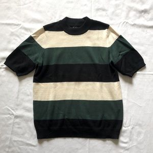 Short sleeve sweater shirt